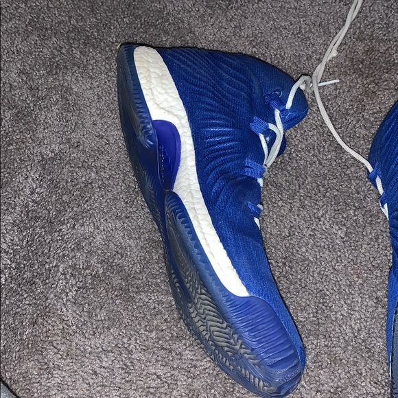 Blue adidas basketball shoes - Picture 5 of 5